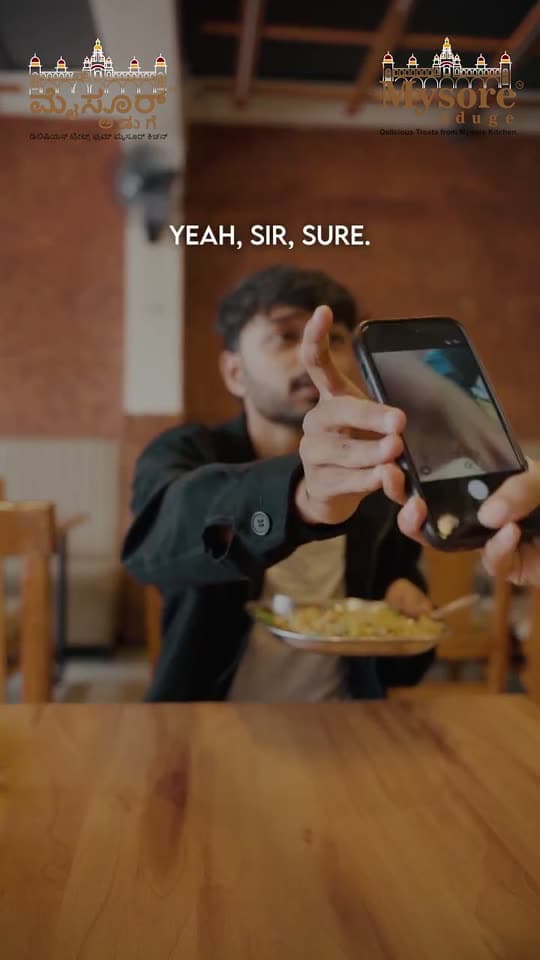 Food film produced for Mysore Aduge