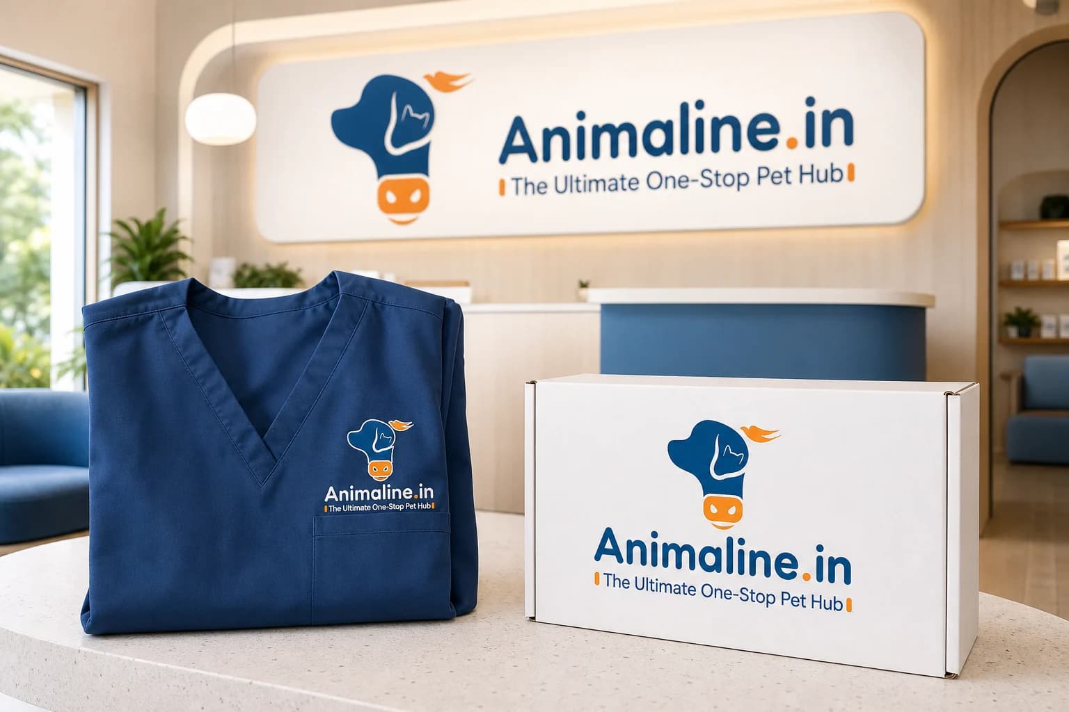 Animaline.in logo design & brand identity project cover