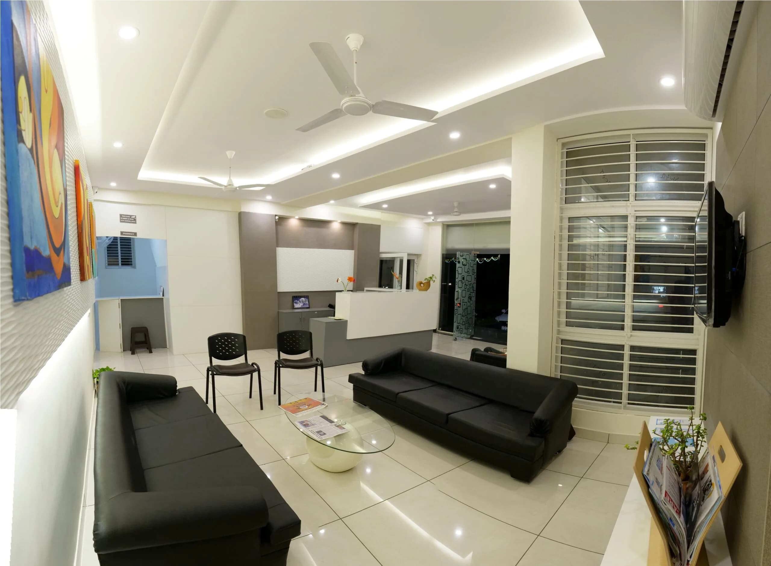 Patient reception area at Ortho Next in Mysore