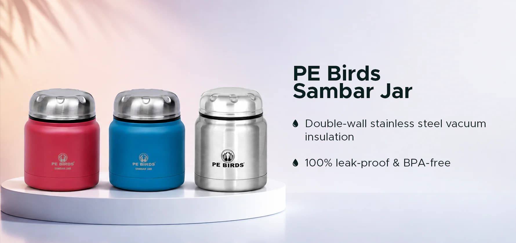 PE BIRDS sambar jar campaign banner