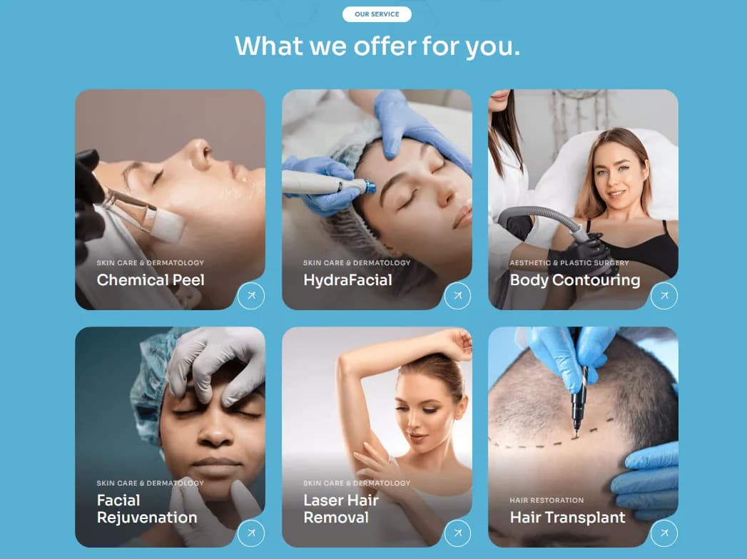 APTA Clinic responsive website design screen 1