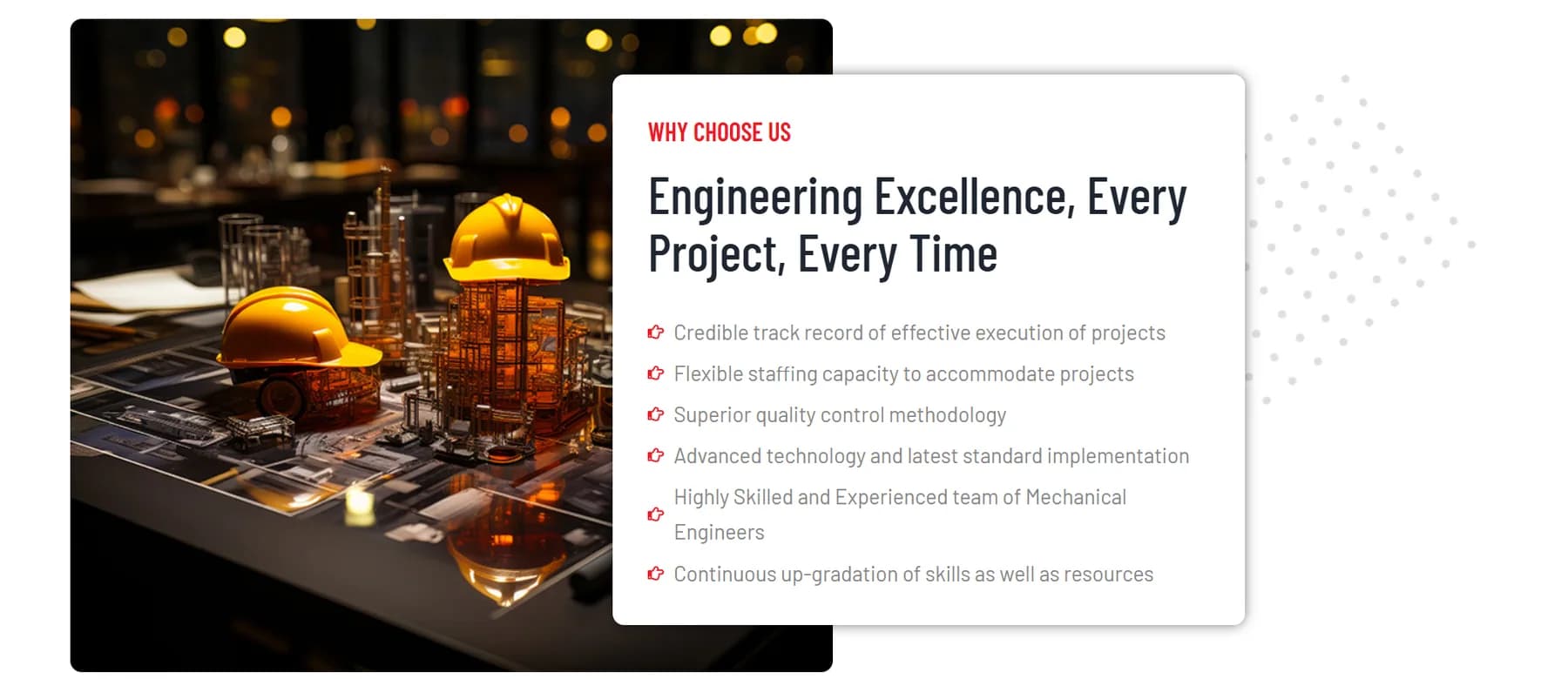 Au2Mek Engineering Solutions website homepage design shown in a desktop browser