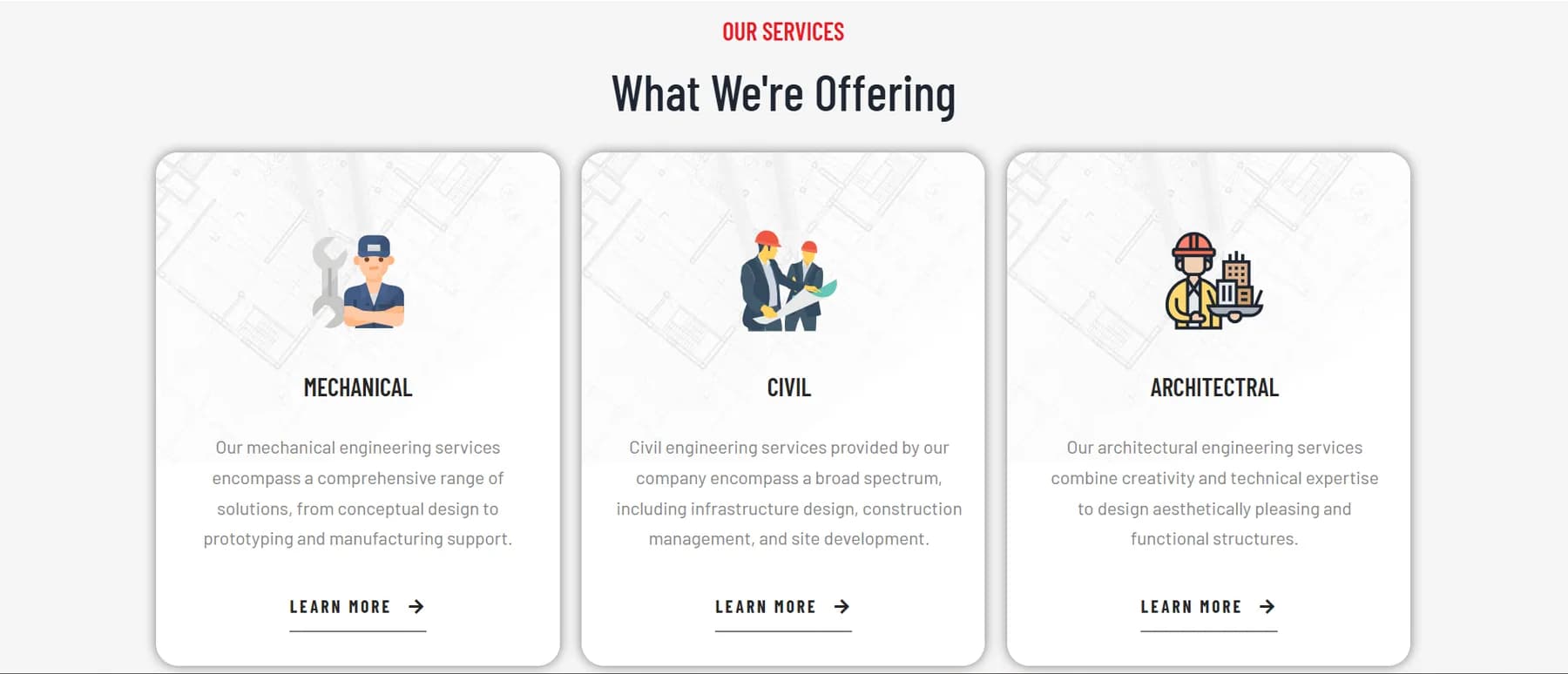 Au2Mek Engineering Solutions responsive website design screen 2