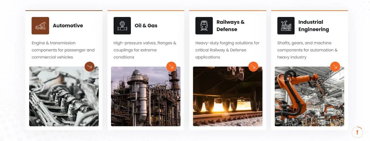 Austenite Metalworx responsive website design screen 2