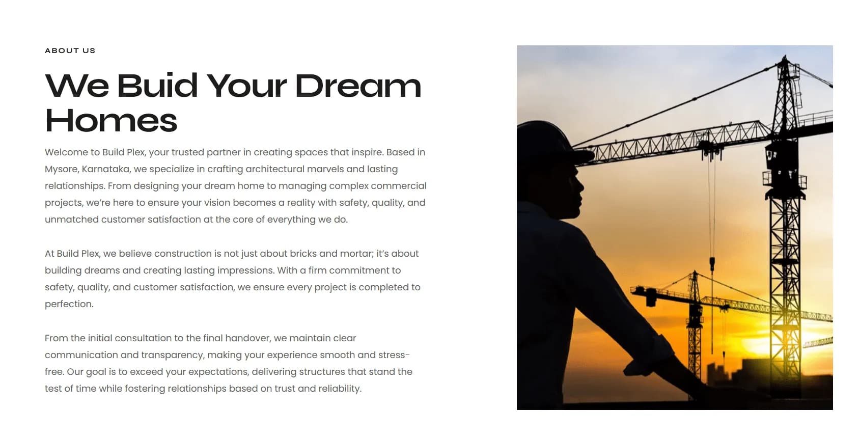 Build-Plex responsive website design screen 2