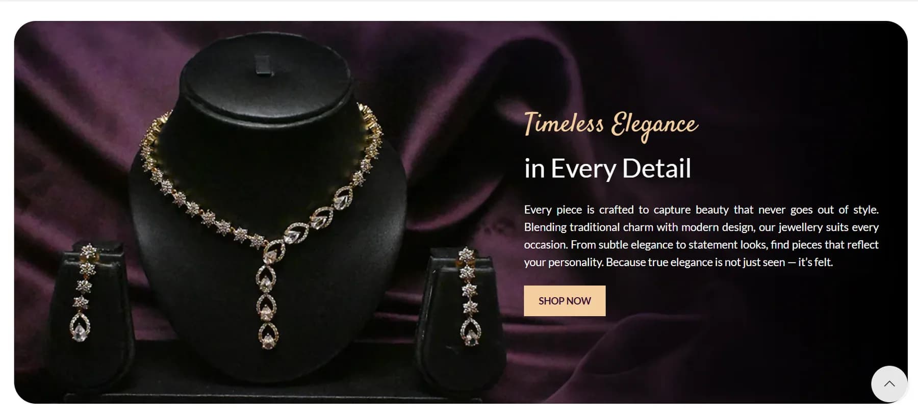 Dhanvi Abharan responsive website design screen 2