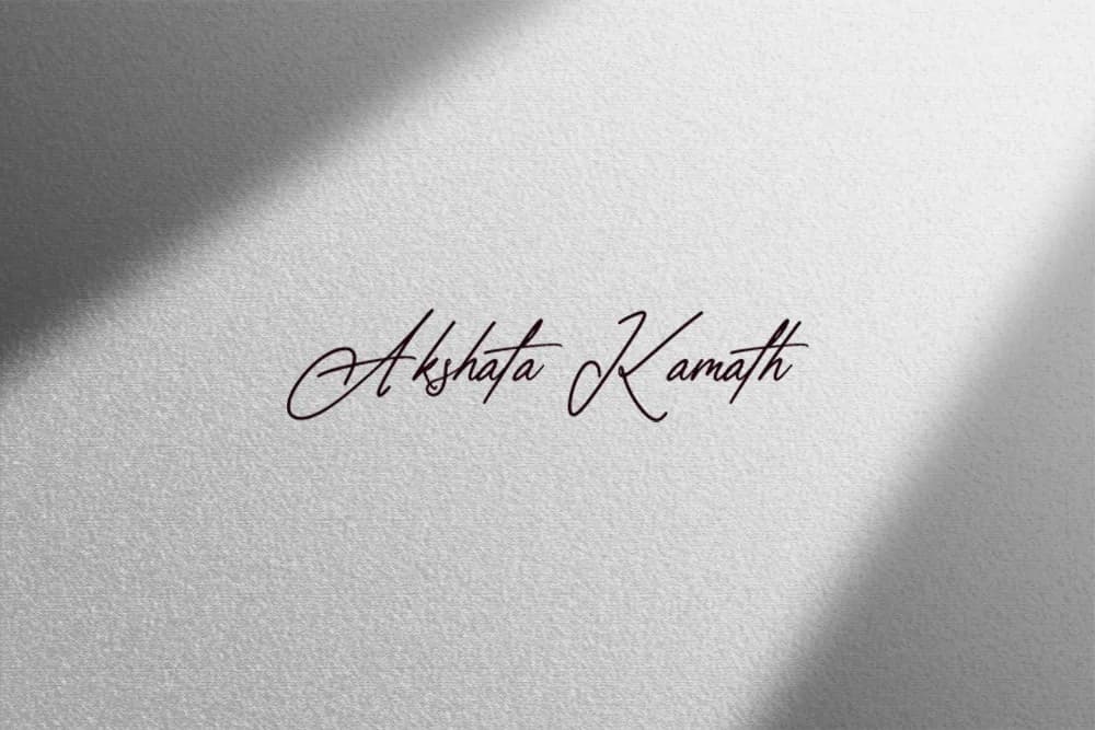 Dr. B. Akshata Kamath website design & development project cover
