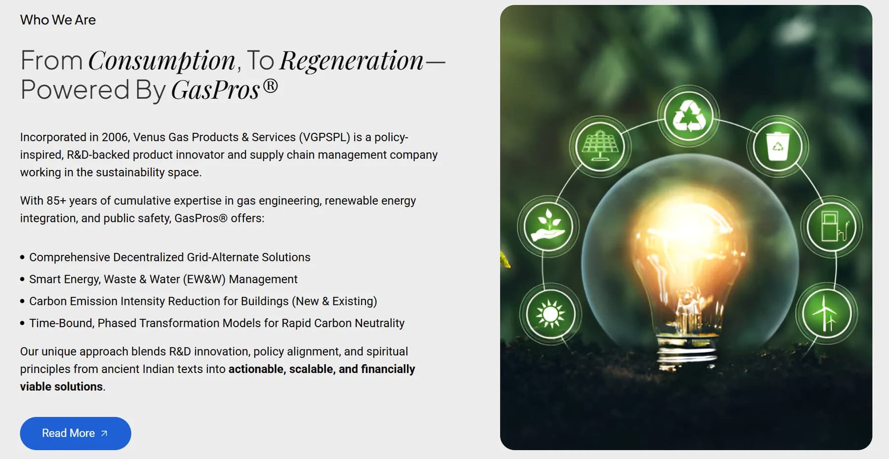 GasPros responsive website design screen 1