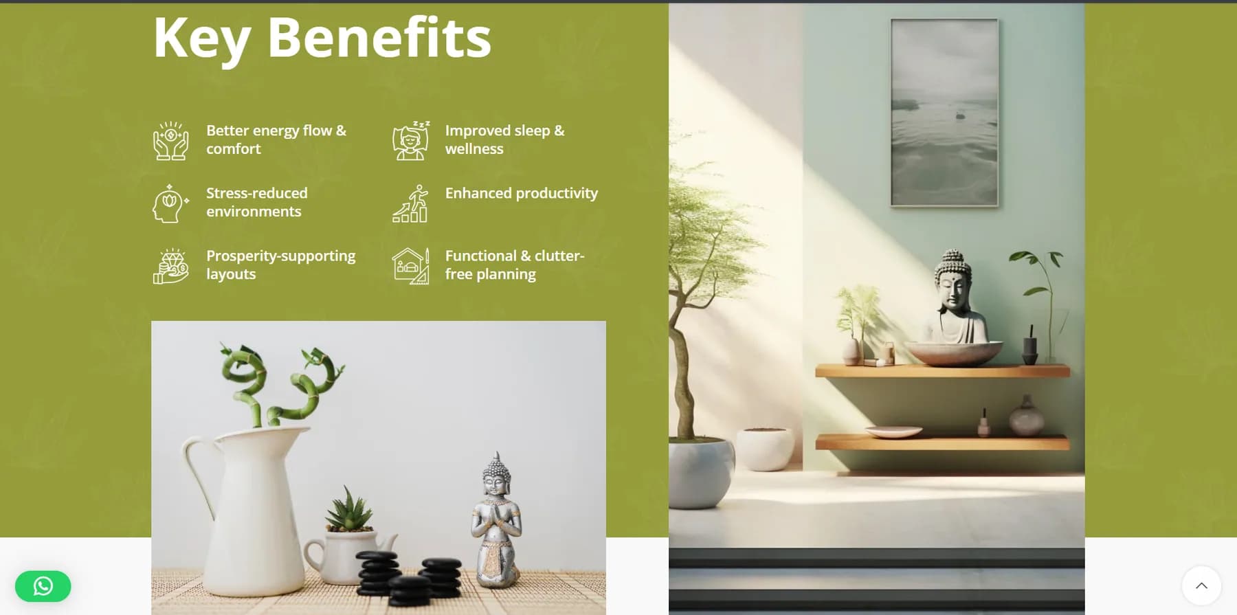 Holistic Interiors responsive website design screen 2