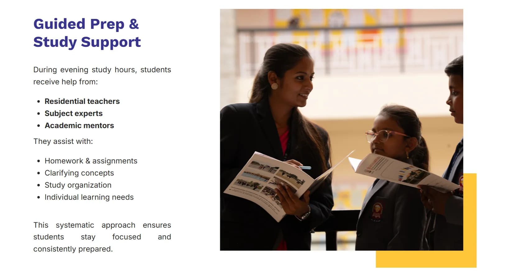 Jnanasarovara International Residential School (JIRSM) responsive website design screen 2