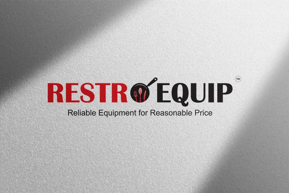 RestroEquip website homepage design shown in a desktop browser