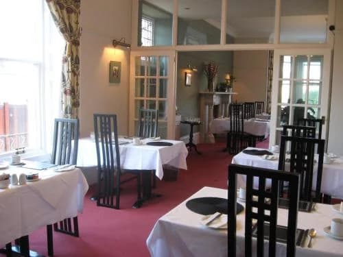 Breakfast setting at The Shaftesbury Hotel Dundee