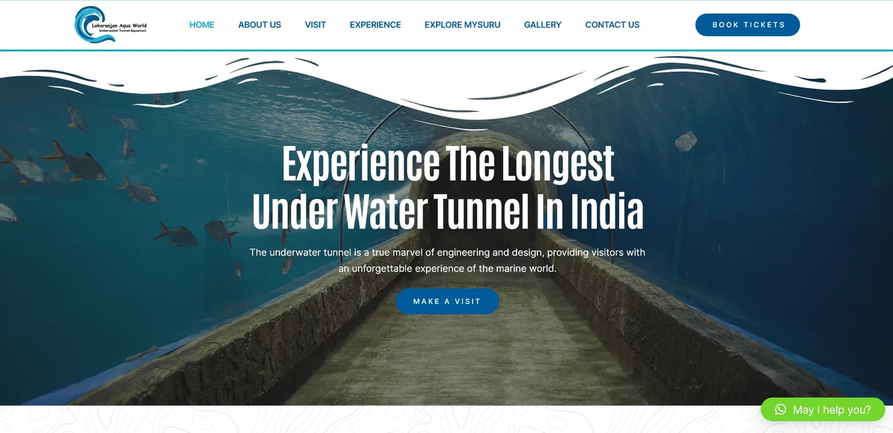 Underwater Zone responsive website design screen 2