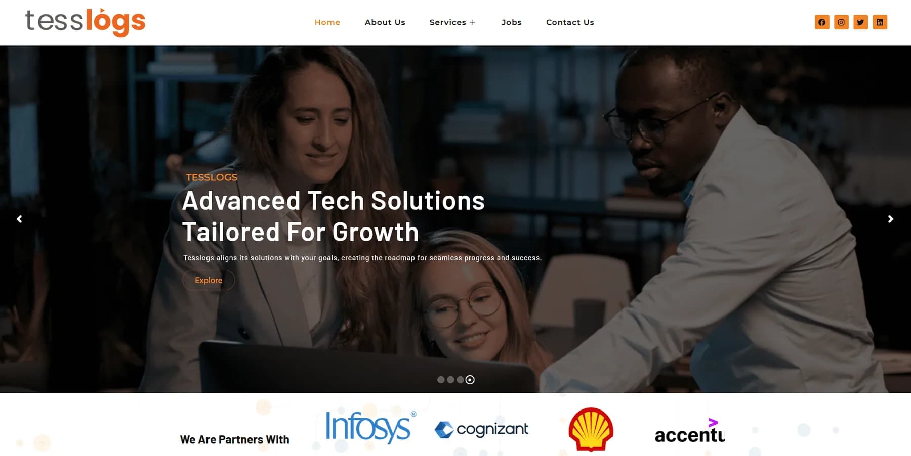 Vibe India responsive website design screen 1